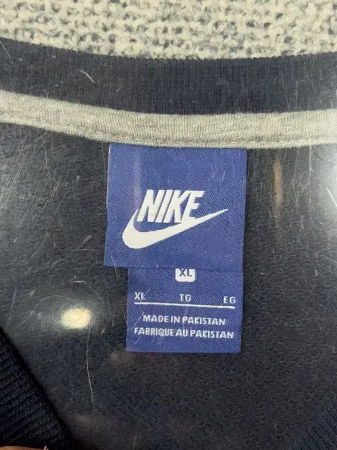 나이키 네이비 로고 맨투맨 XL 상품이미지7