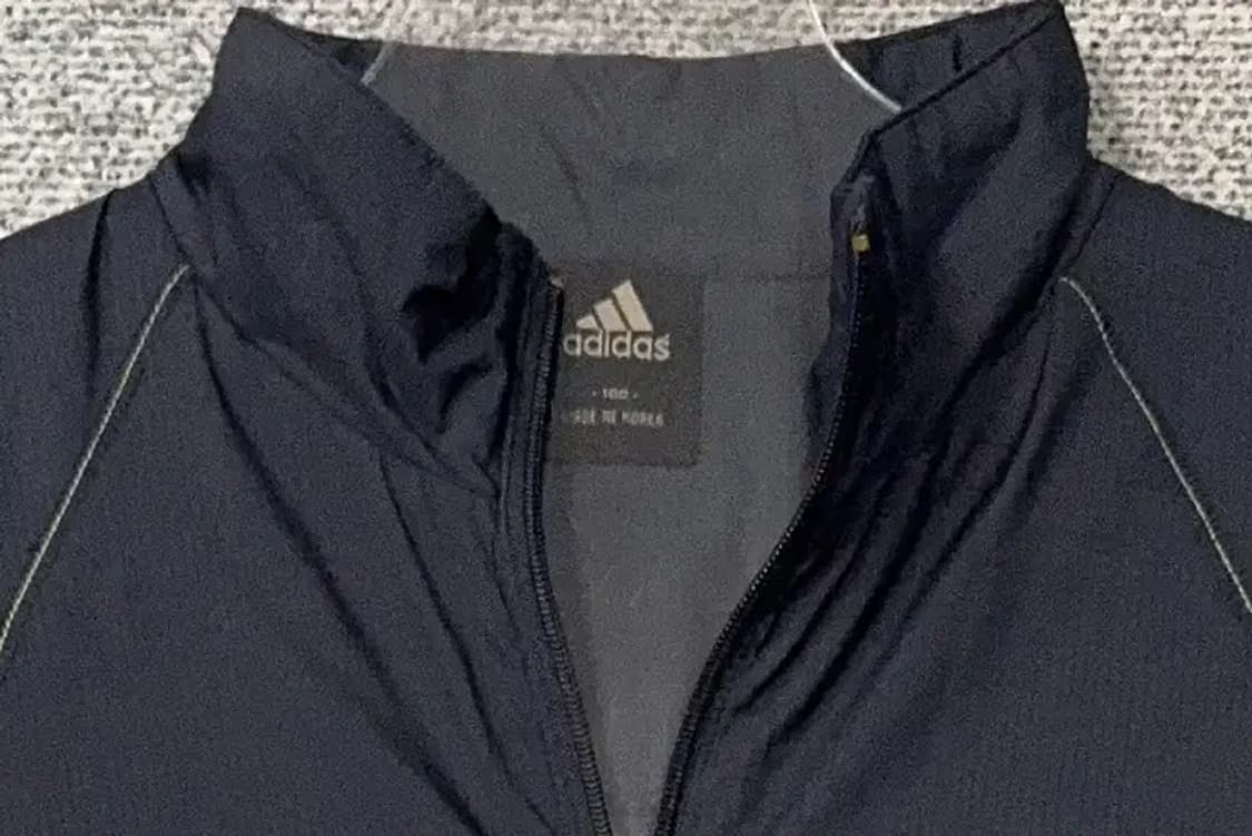아디다스 네이비 로고 바람막이 100 상품이미지5