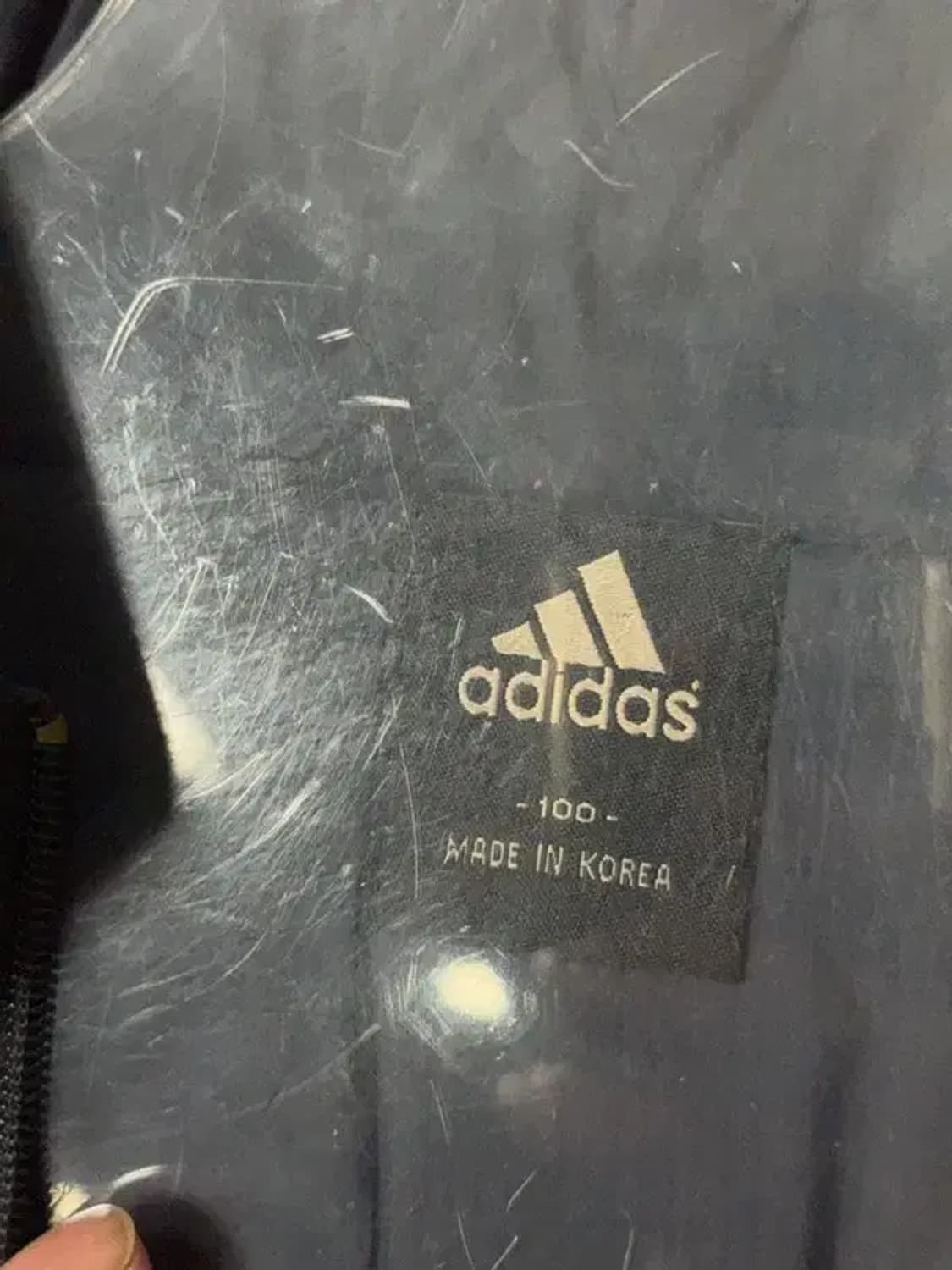 아디다스 네이비 로고 바람막이 100 상품이미지7