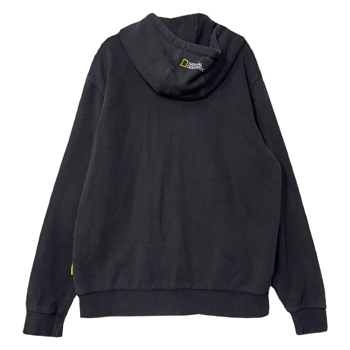 내셔널지오그래픽 블랙 로고 후드 집업 L 상품이미지2