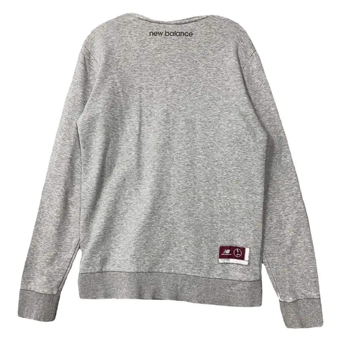 뉴발란스 프린팅 라이트 그레이 맨투맨 S 상품이미지2