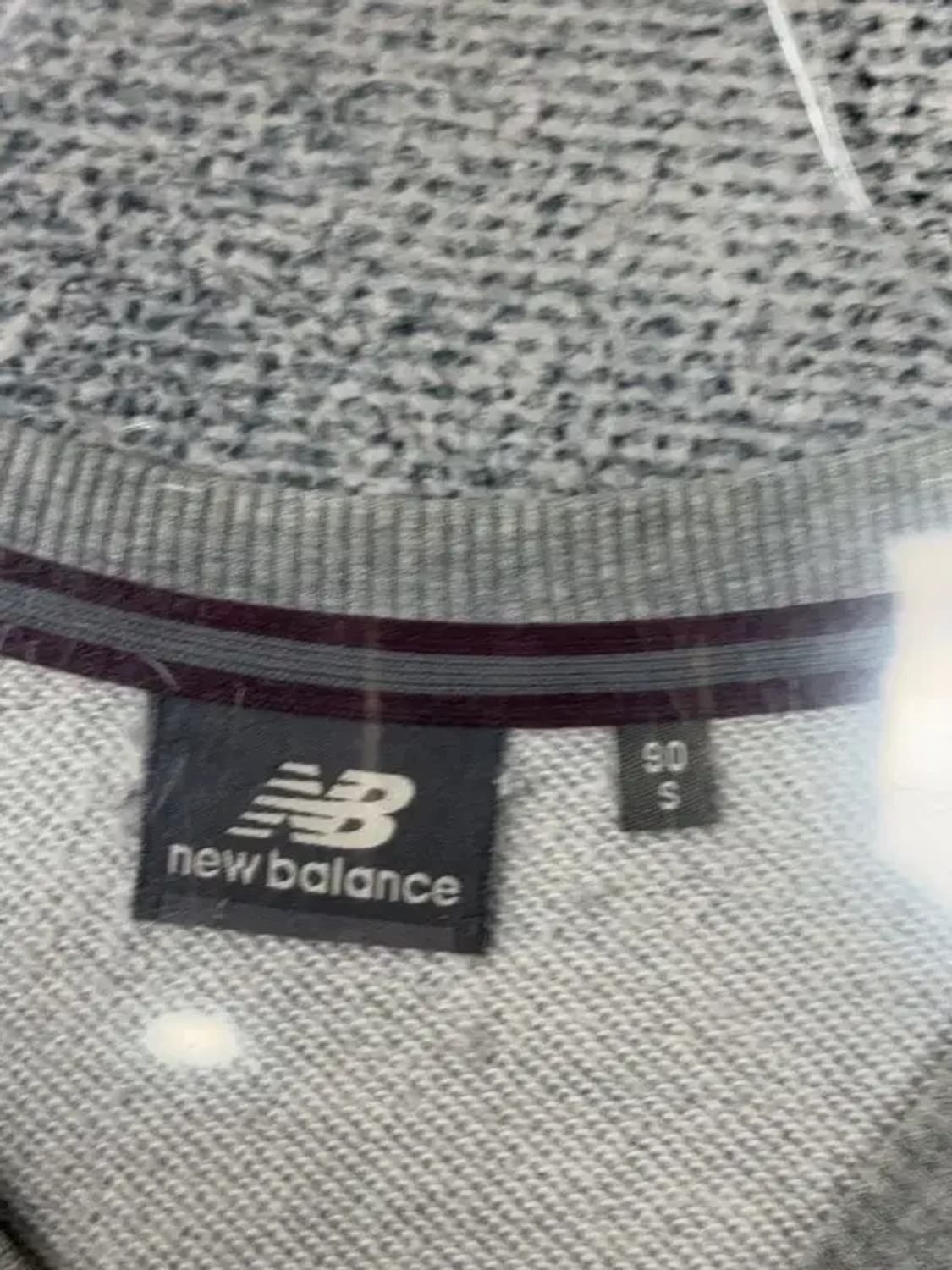 뉴발란스 프린팅 라이트 그레이 맨투맨 S 상품이미지6