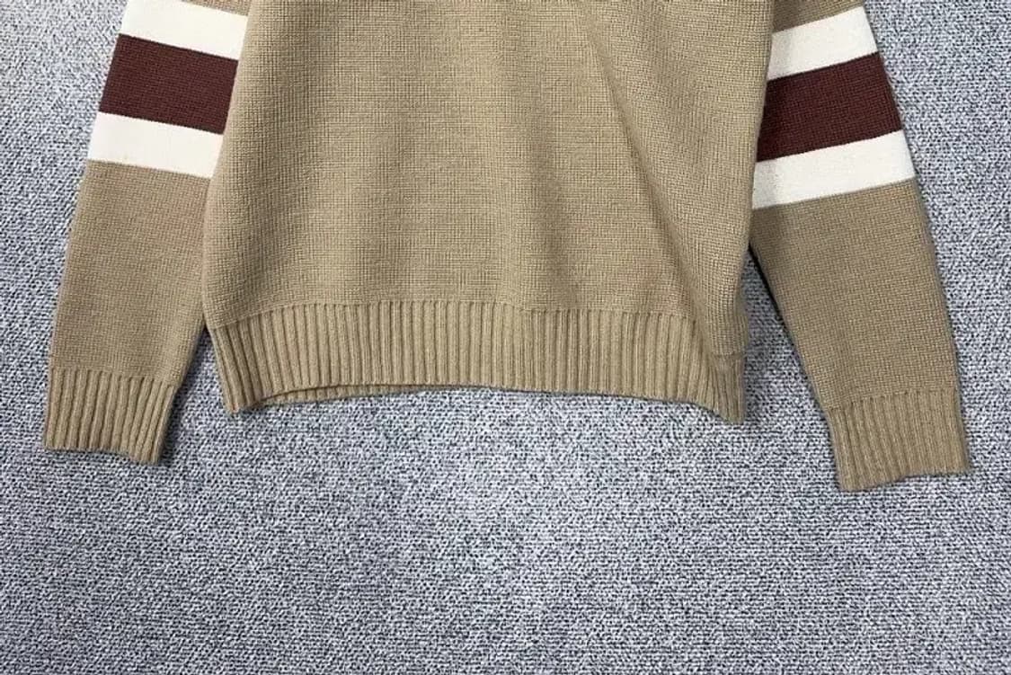 미쏘 베이지 아크릴 니트 M 상품이미지4