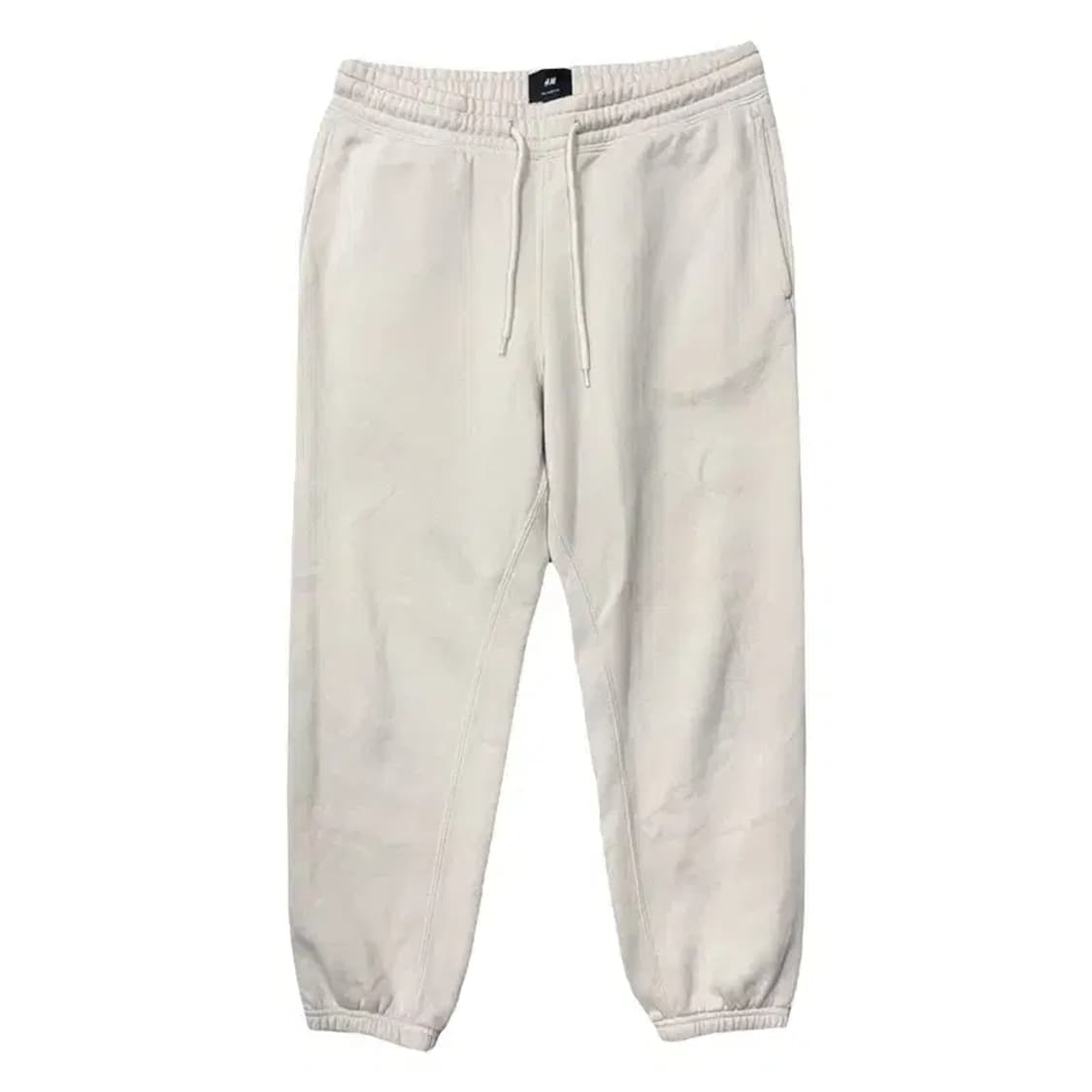 에이치엔앰 크림 밴딩 조거팬츠 S 상품이미지1