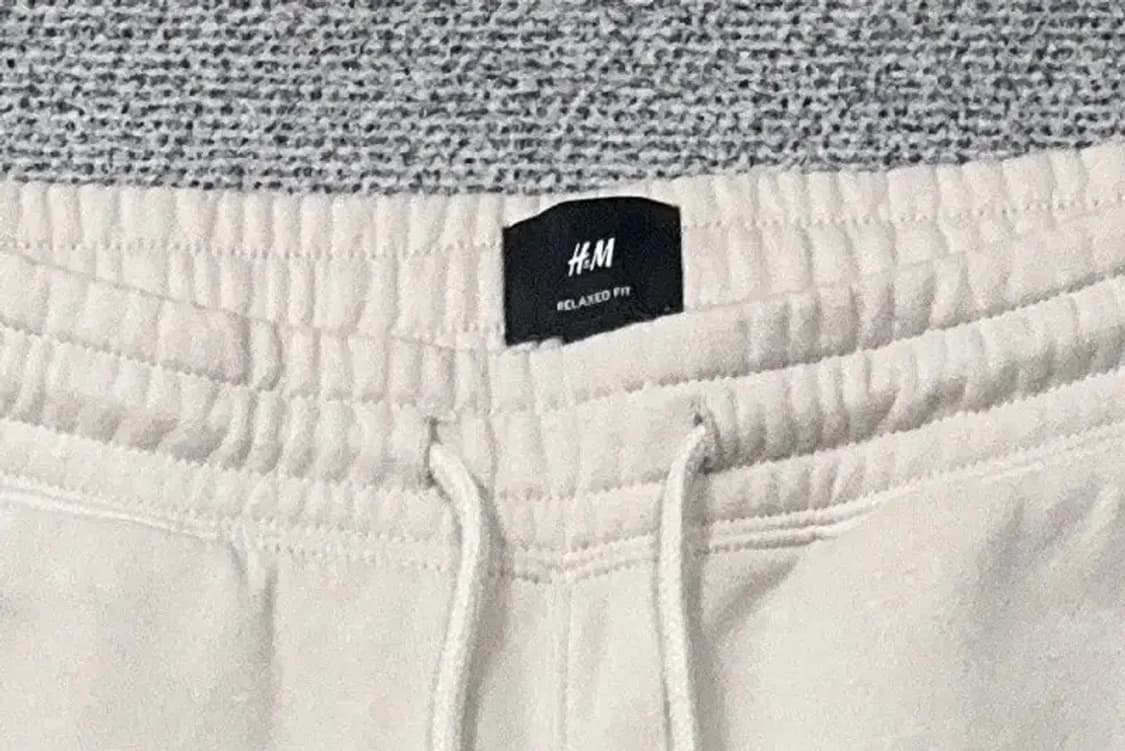 에이치엔앰 크림 밴딩 조거팬츠 S 상품이미지6