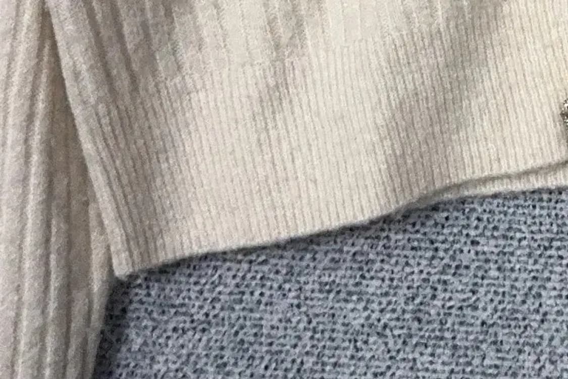 에이치엔앰 크림 울 니트 가디건 M 상품이미지7