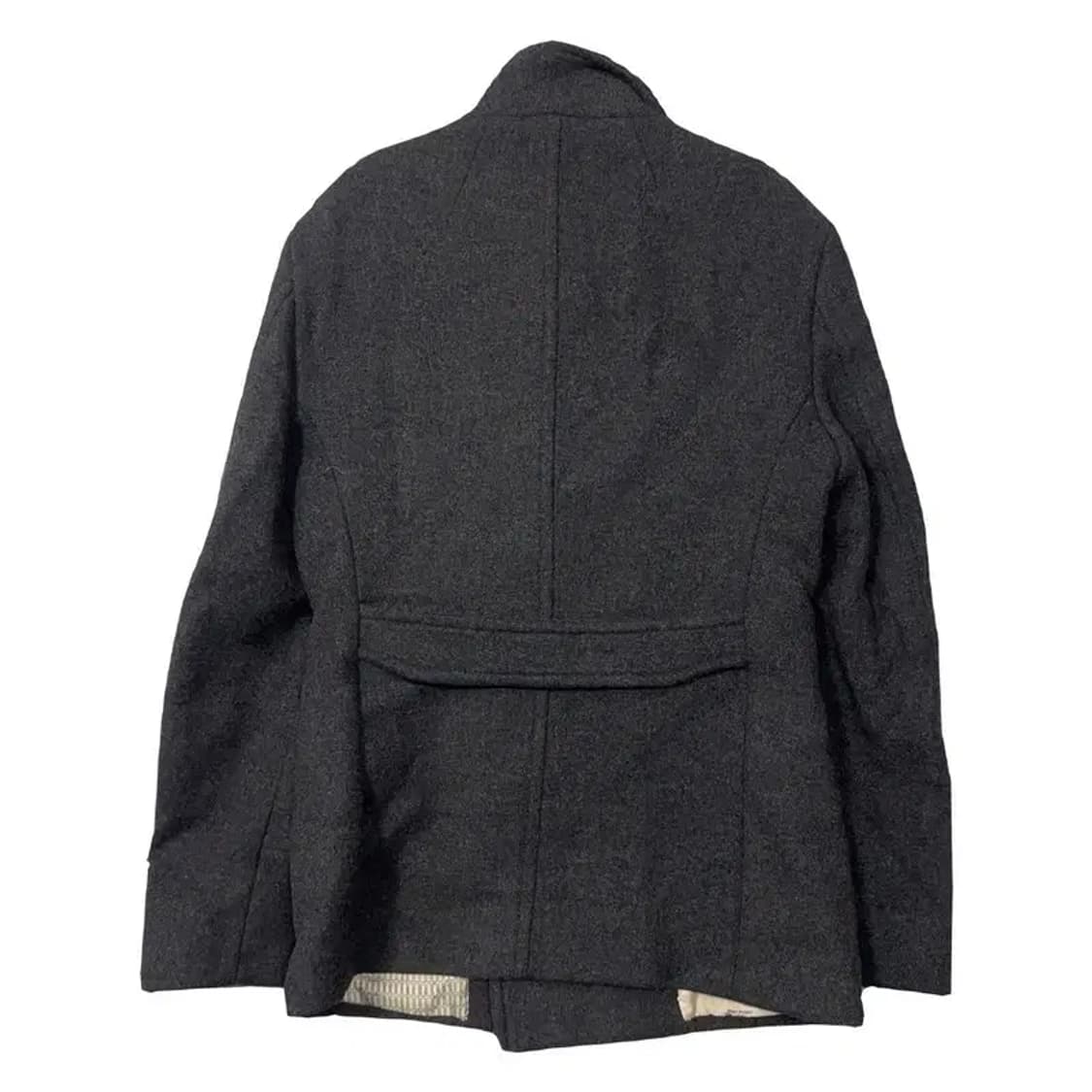 커스텀멜로우 그레이 울 버튼 피 코트 36/95 상품이미지2