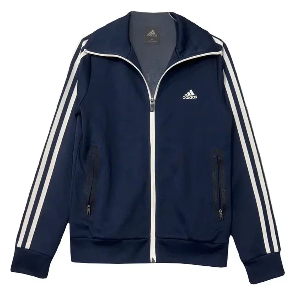 아디다스 남흰 로고 트랙탑 집업 저지 S 상품이미지1