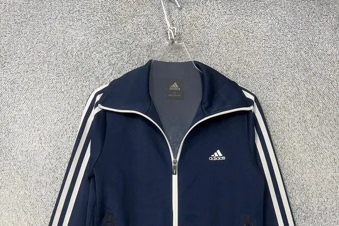 아디다스 남흰 로고 트랙탑 집업 저지 S 상품이미지3