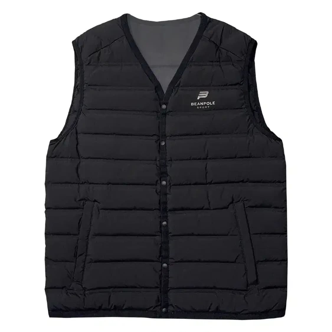 빈폴 블랙 로고 다운 경량 패딩 조끼 105 상품이미지1