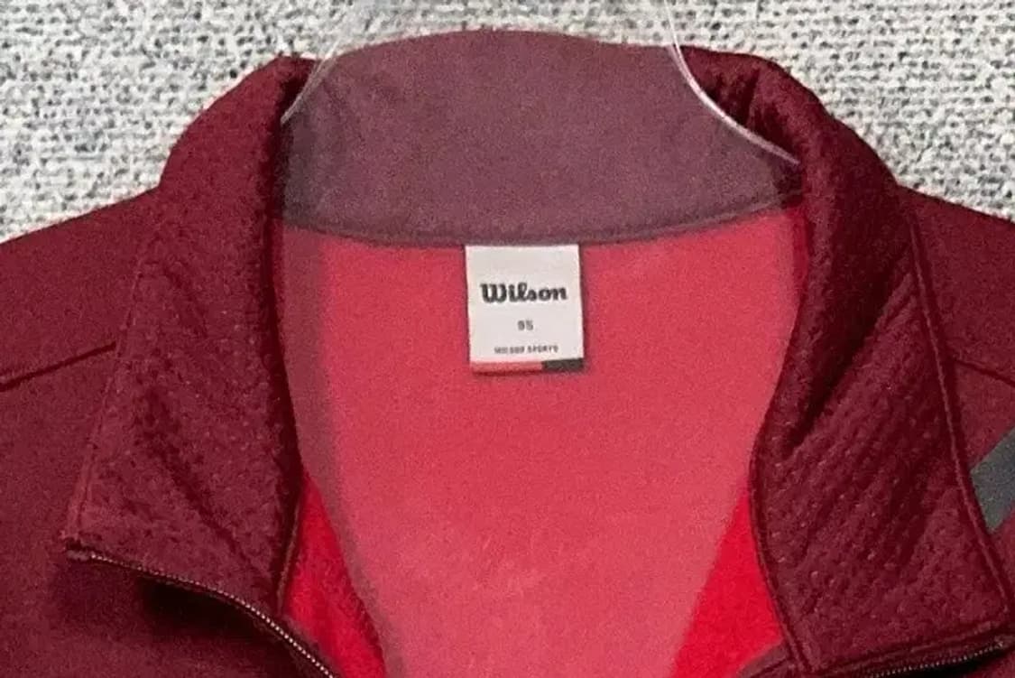 윌슨 버건디 기능성 집업 95 상품이미지5