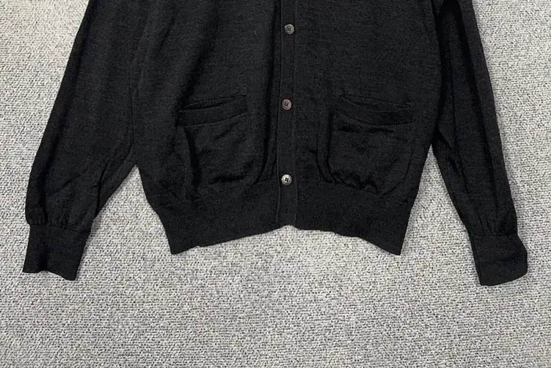 갤럭시 블랙 울 니트 가디건 100 상품이미지4