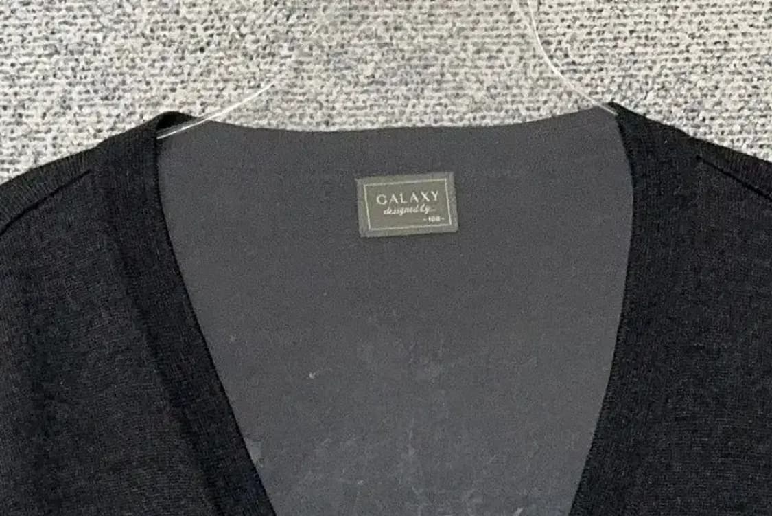 갤럭시 블랙 울 니트 가디건 100 상품이미지5