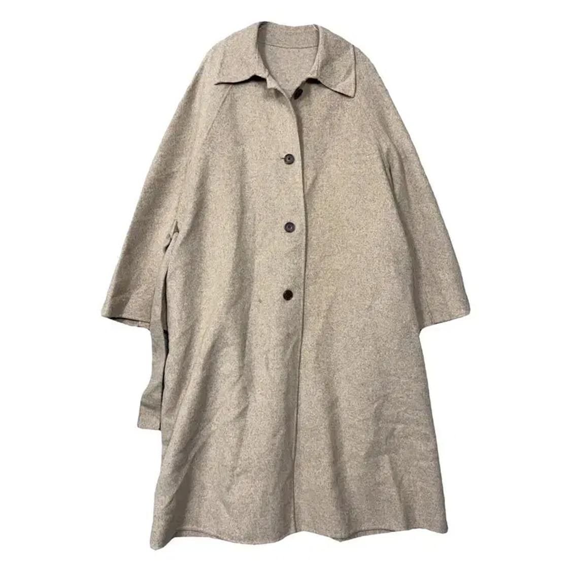 에잇세컨즈 베이지 벨티드 울 롱코트 85(S) 상품이미지1