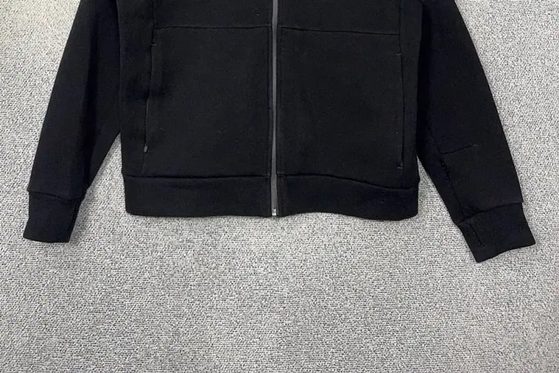 무신사스탠다드 블랙 무지 후드집업 L 상품이미지4