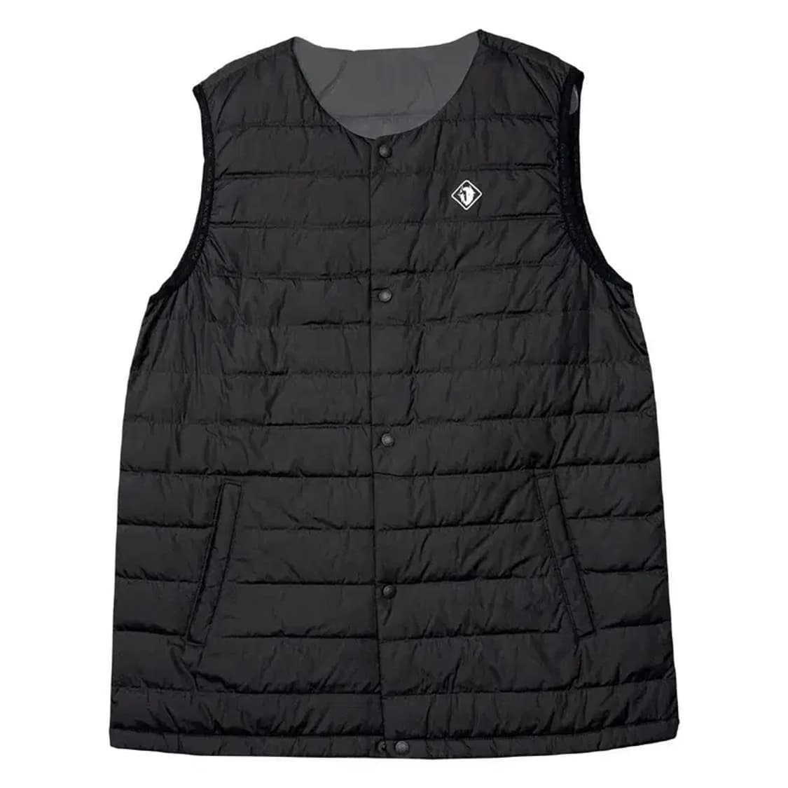 블랙야크 블랙 로고 다운 경량 패딩 조끼 M 상품이미지1