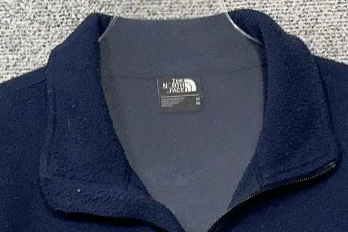 노스페이스 네이비 로고 플리스 후리스 집업 M 상품이미지5