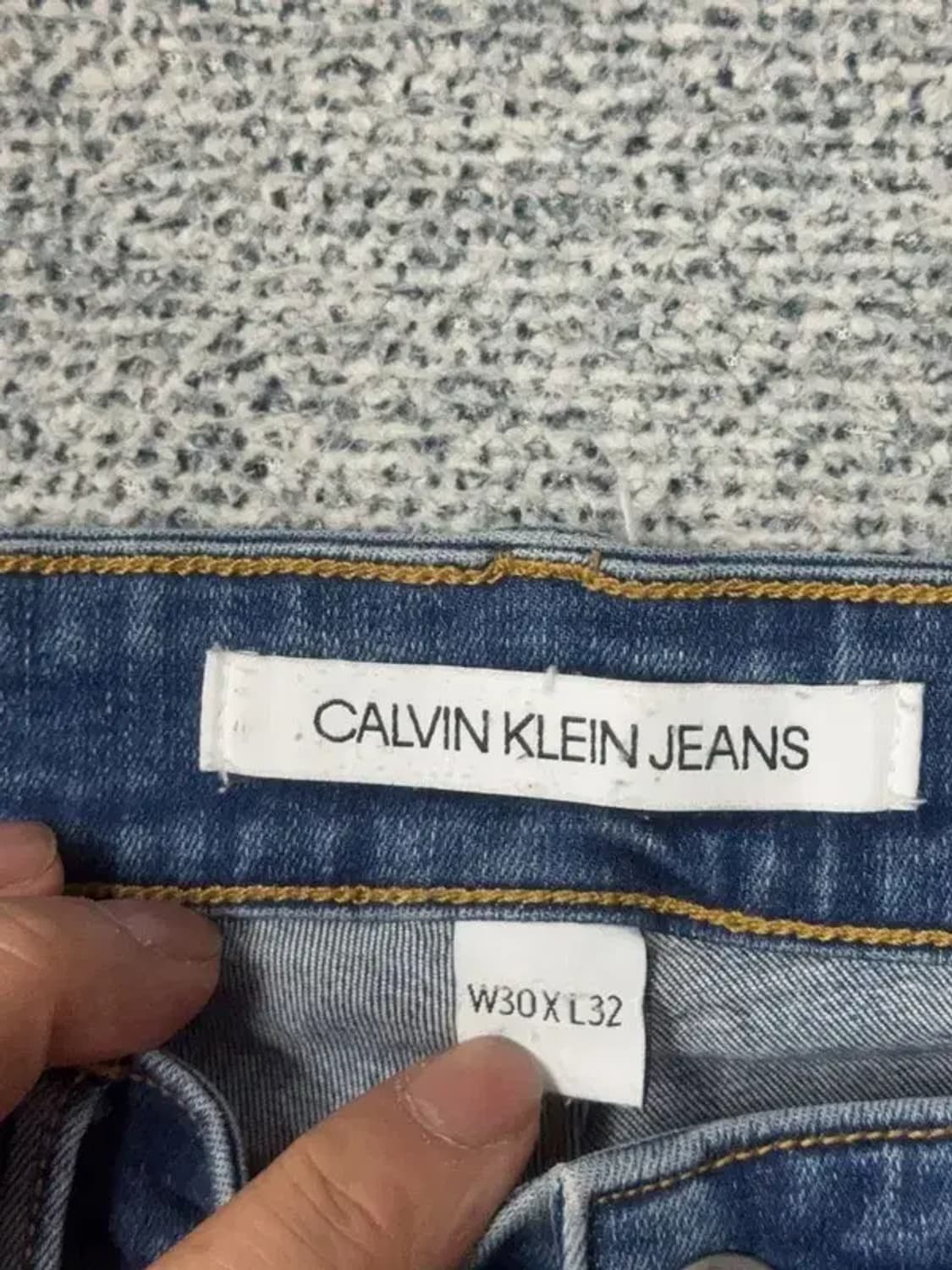 캘빈클라인 블루 워싱 청바지 W30XL32 상품이미지7