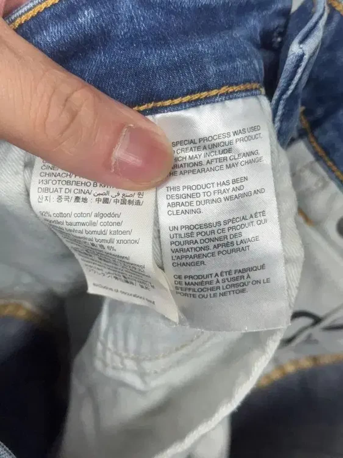 캘빈클라인 블루 워싱 청바지 W30XL32 상품이미지8