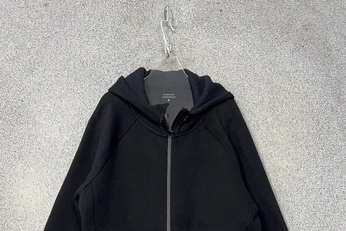 무신사스탠다드 블랙 오버 사이즈 후드 집업 XL 상품이미지2