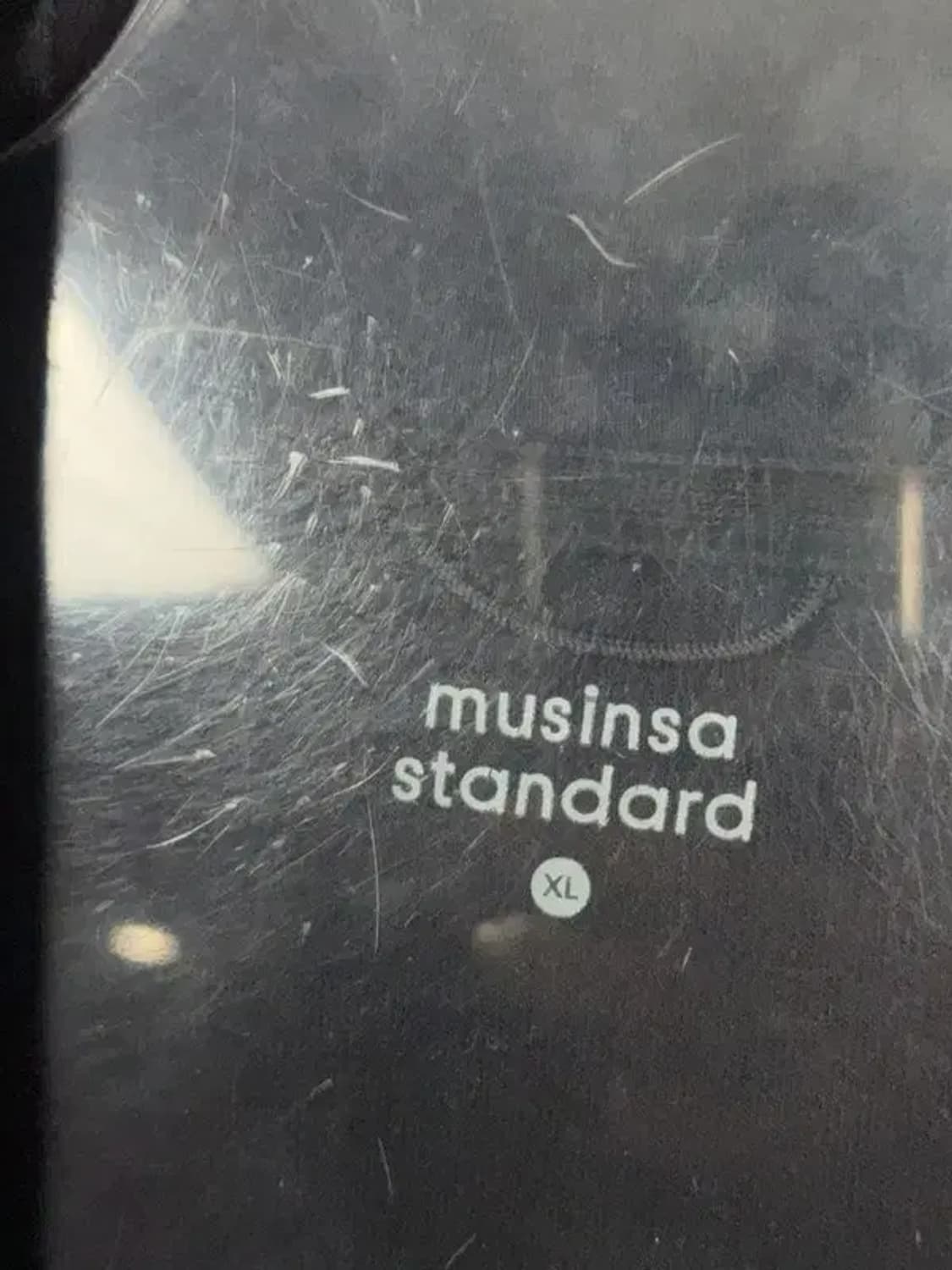 무신사스탠다드 블랙 오버 사이즈 후드 집업 XL 상품이미지5