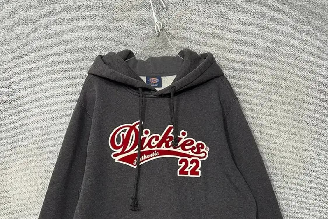 디키즈 프린팅 그레이 후드티 MEDIUM 상품이미지3