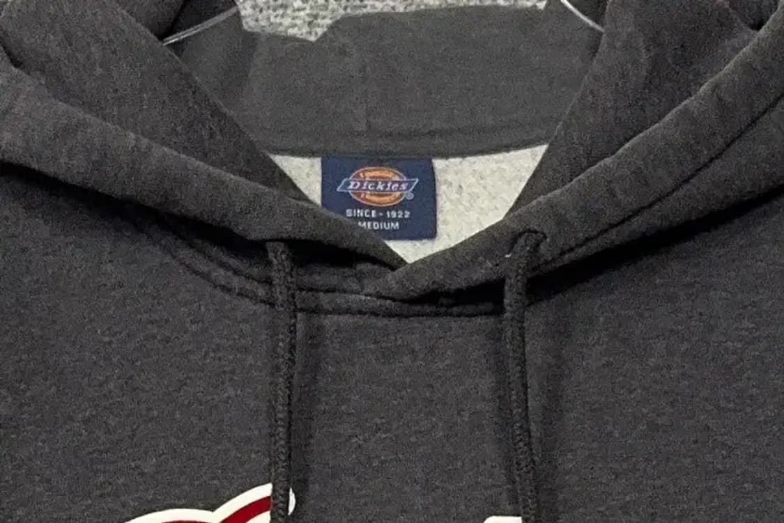 디키즈 프린팅 그레이 후드티 MEDIUM 상품이미지5