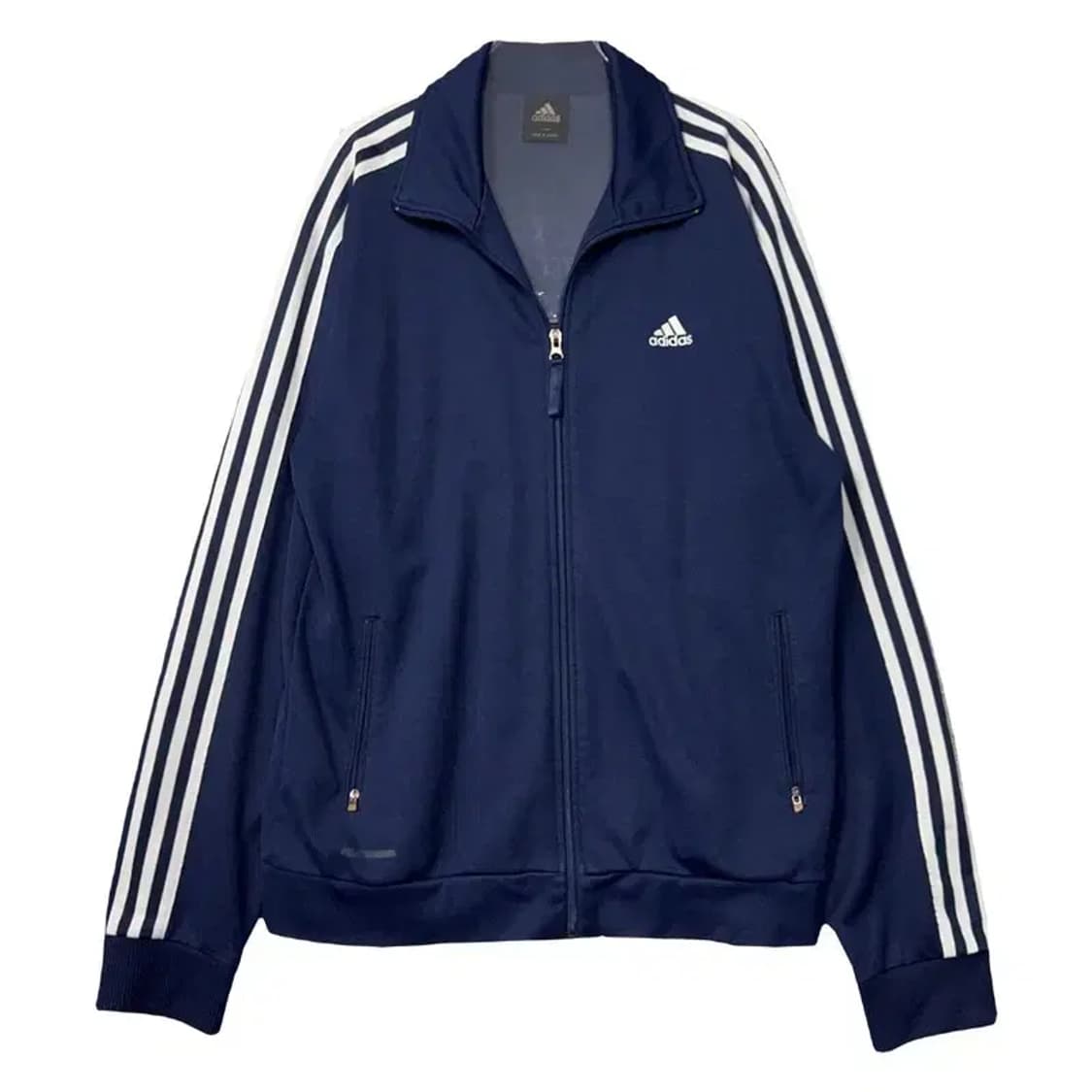 아디다스 남흰 로고 삼선 집업 저지 110 상품이미지1