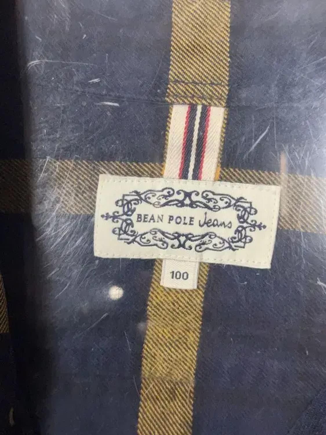 빈폴 체크 네이비 옐로우 캐주얼 셔츠 100 상품이미지7