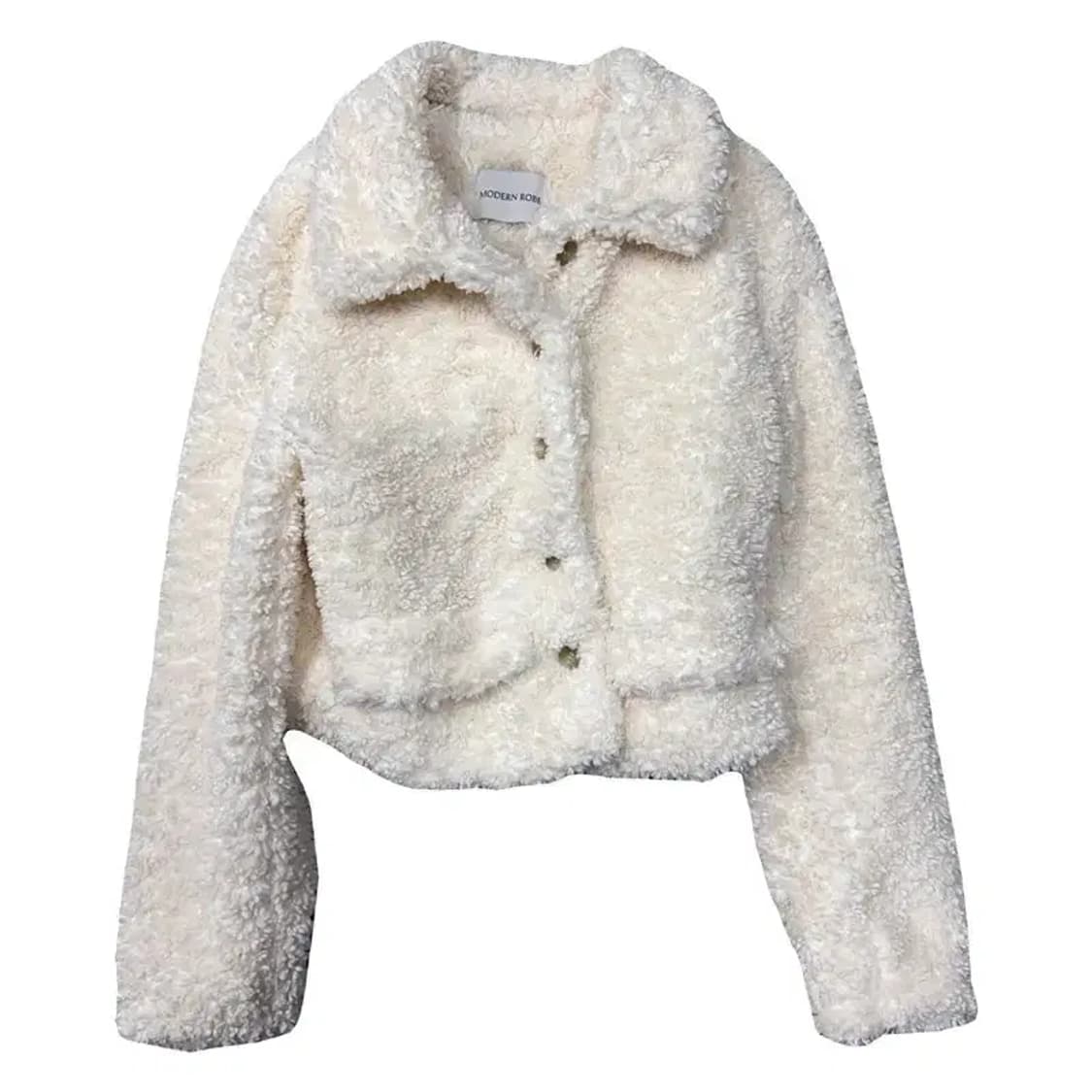 여성 캐주얼 뽀글이 버튼 자켓 S 상품이미지1