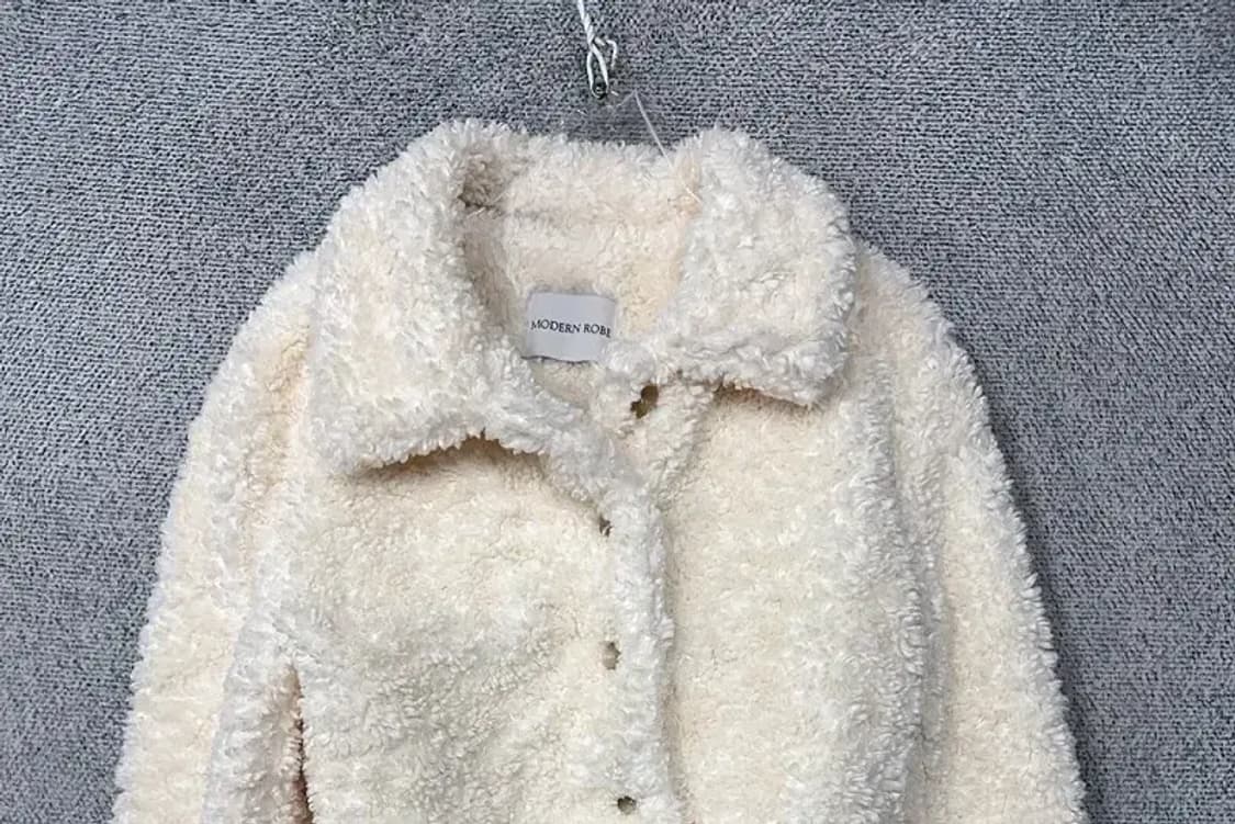 여성 캐주얼 뽀글이 버튼 자켓 S 상품이미지3