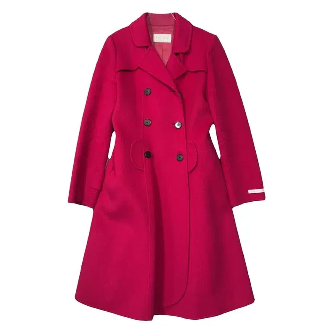 미쏘 핑크 울 롱 코트 88-98-165 상품이미지1