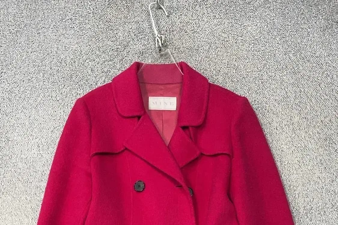 미쏘 핑크 울 롱 코트 88-98-165 상품이미지3