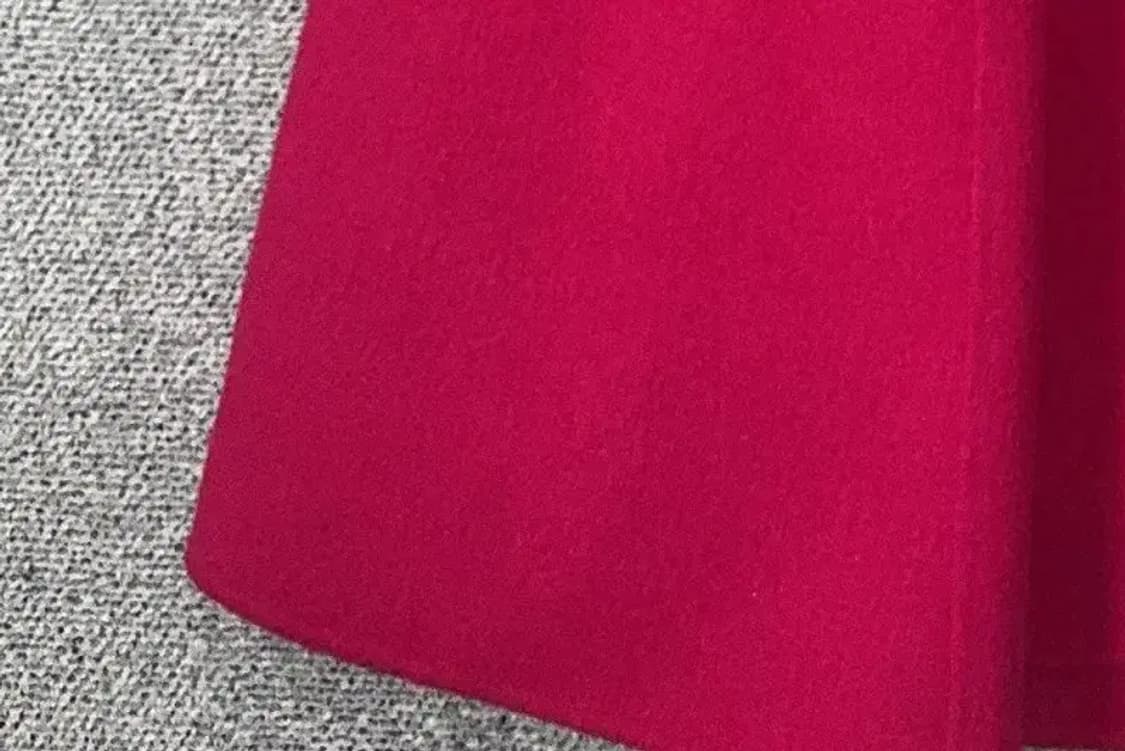 미쏘 핑크 울 롱 코트 88-98-165 상품이미지6