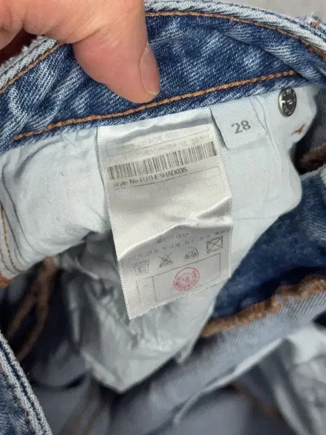 플랙진 여성 캐주얼 연청 청바지 28 상품이미지8