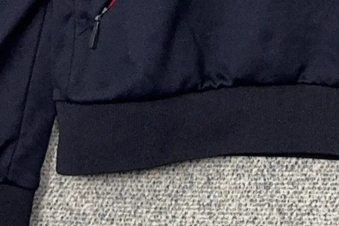 르꼬끄 스포츠 네이비 로고 반집업 후드티 XL 상품이미지6