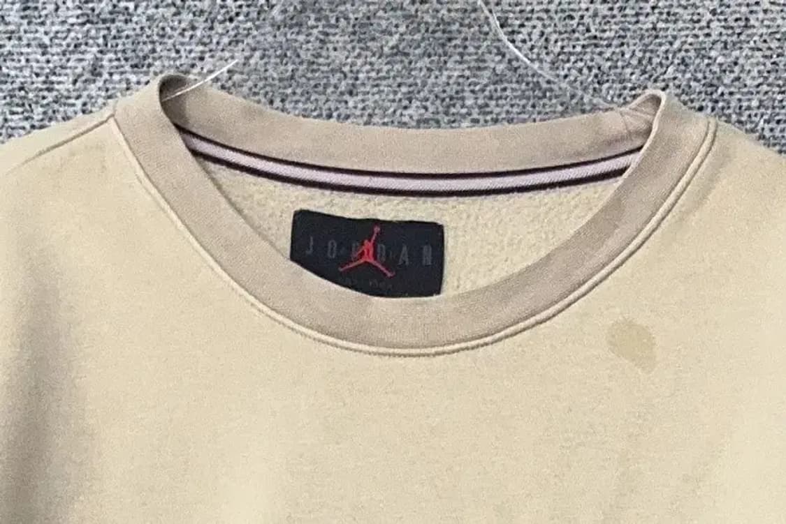 조던 프린팅 베이지 맨투맨 XXL 상품이미지5