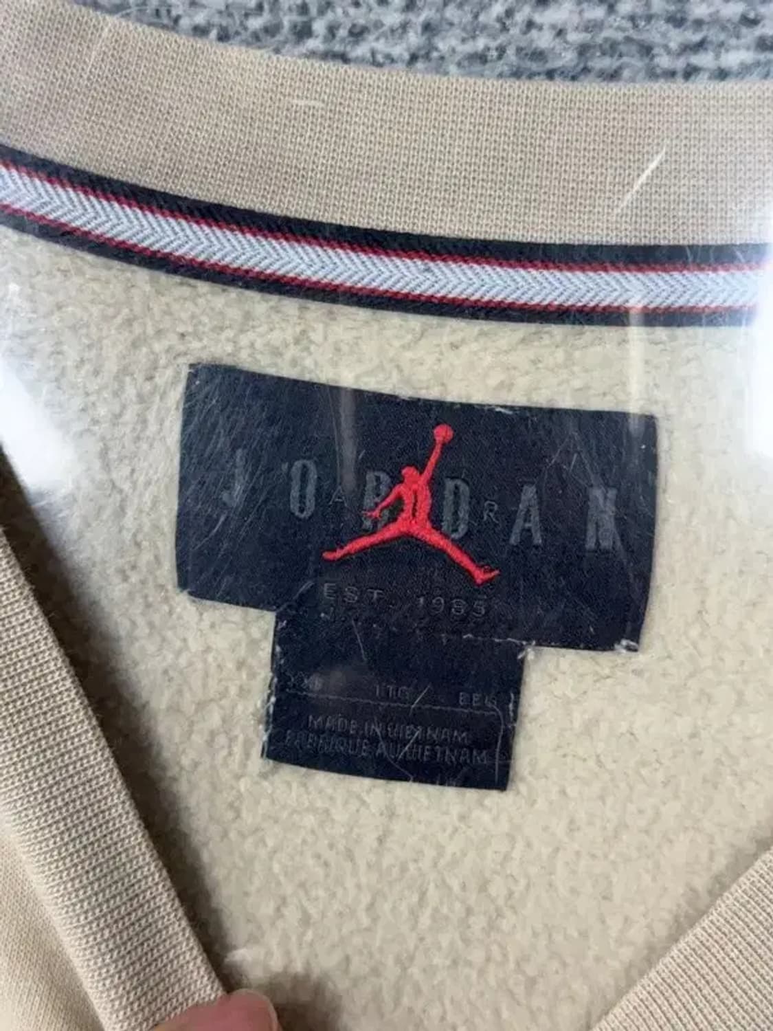 조던 프린팅 베이지 맨투맨 XXL 상품이미지7