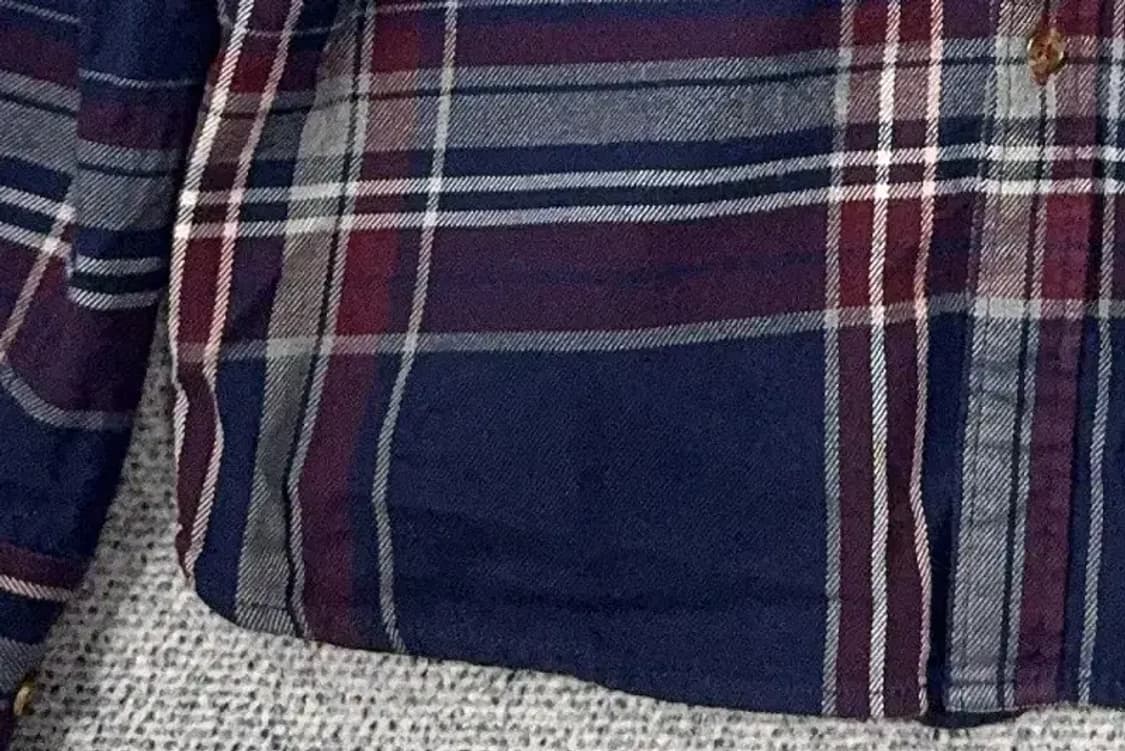 빈폴 체크 네이비 로고 셔츠 100 상품이미지6