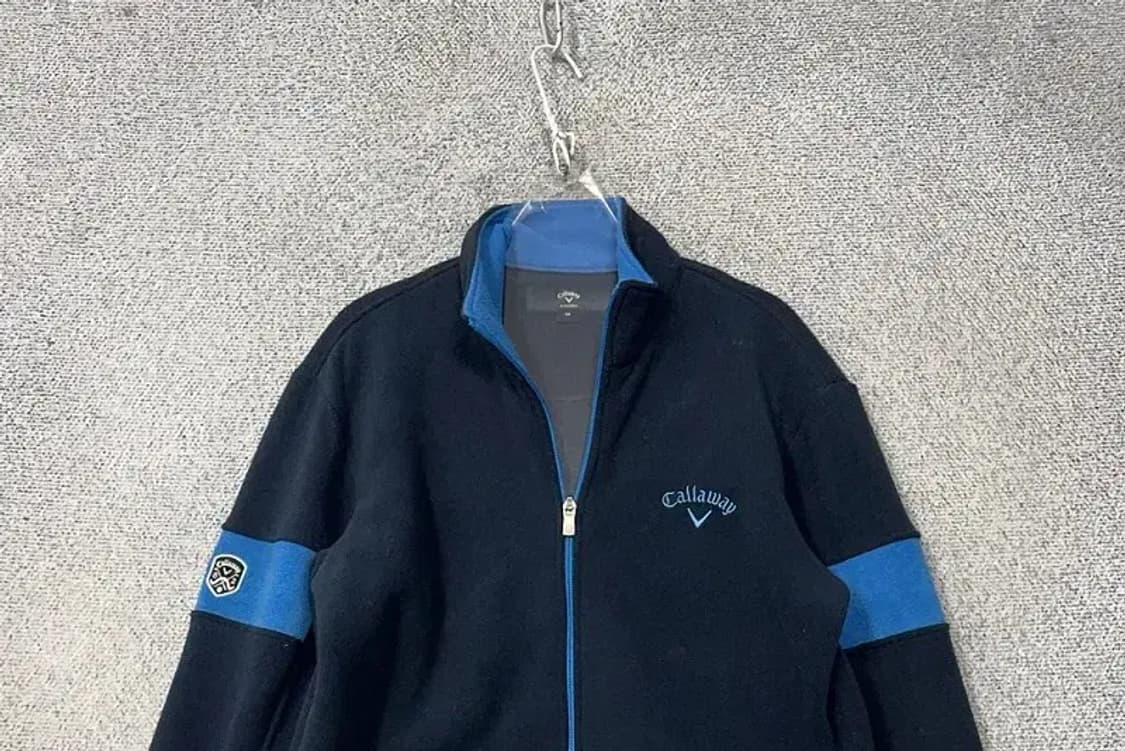 캘러웨이 네이비 골프 플리스 후리스 M 상품이미지3