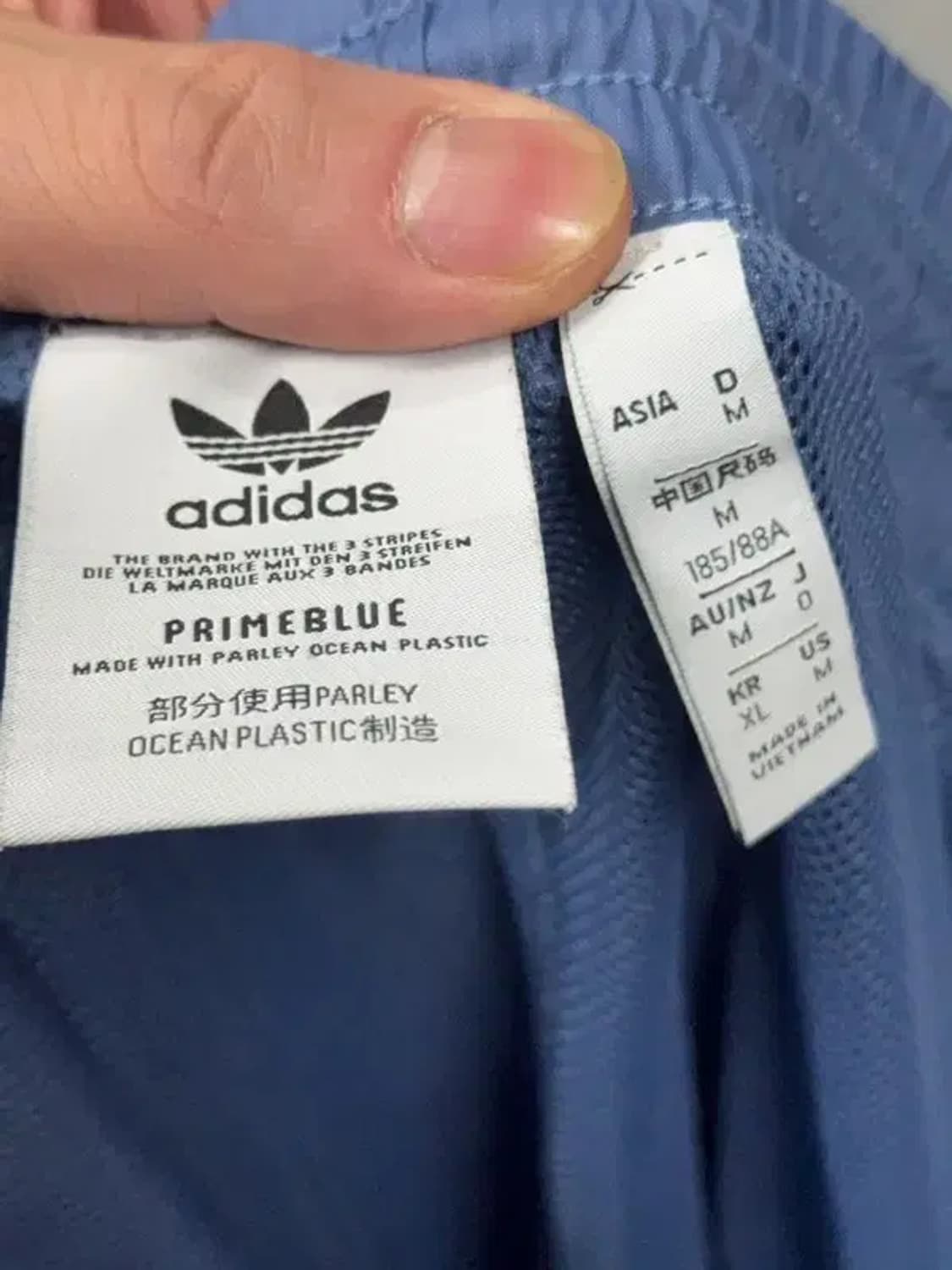 아디다스 불꽃 로고 삼선 우븐 조거팬츠 M 상품이미지6