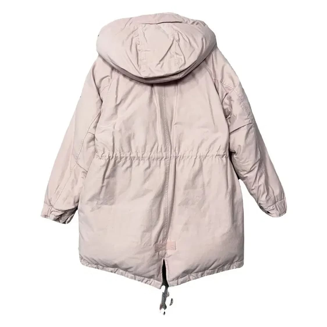 지프 라이트 핑크 허리 밴딩 캐주얼 다운 패딩 S(90) 상품이미지2