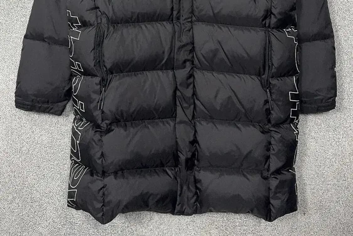 디스이즈네버댓 블랙 다운 롱패딩 L 상품이미지4