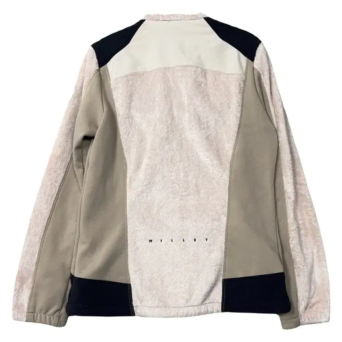 밀레 라이트 핑크 멀티 컬러 뽀글이 여성 후리스 95 상품이미지2