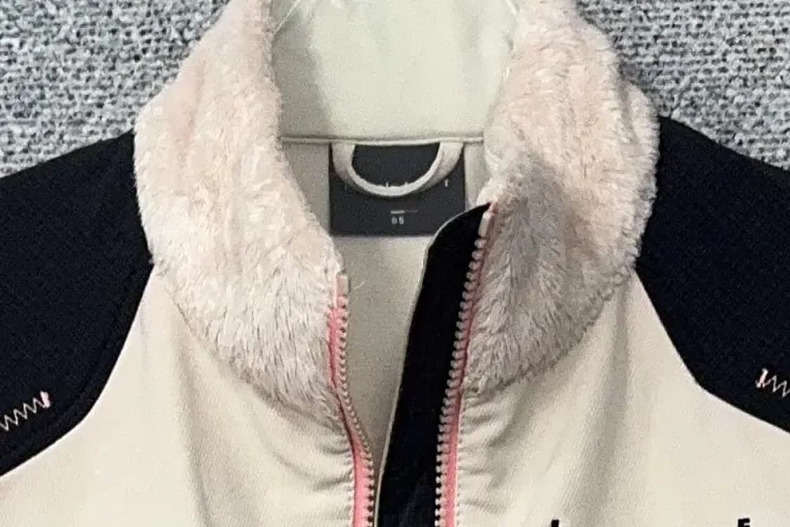 밀레 라이트 핑크 멀티 컬러 뽀글이 여성 후리스 95 상품이미지5