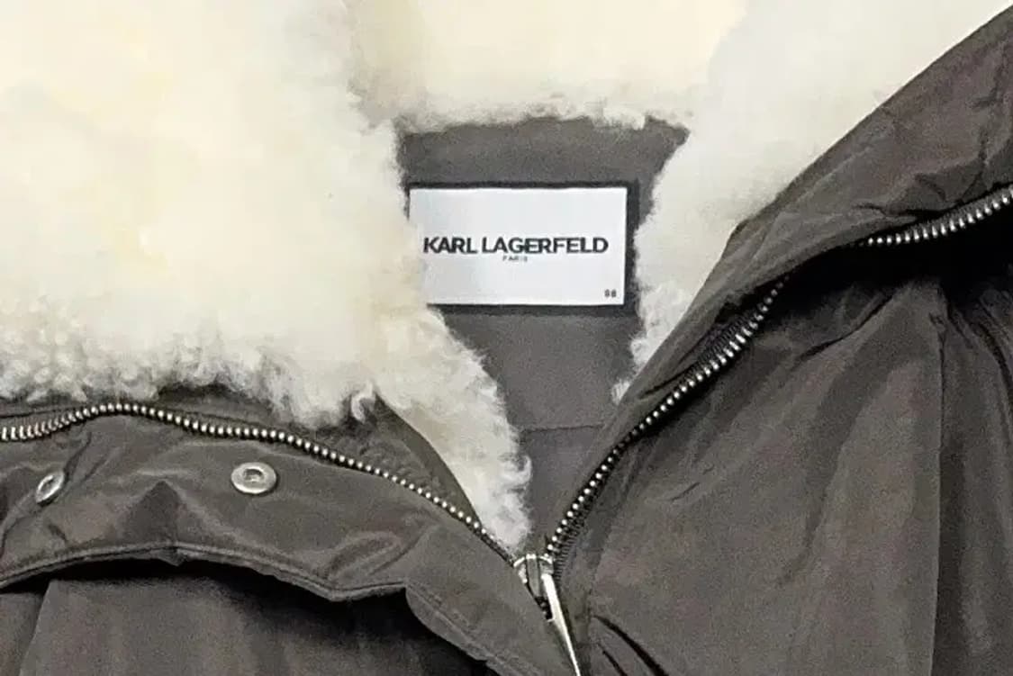 칼 라거펠트 브라운 양털 오버핏 패딩 88 상품이미지5