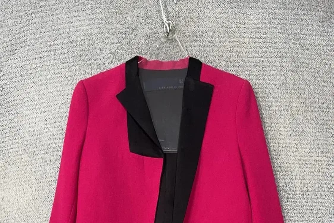 자라 핑크 여성 클래식 정장 블레이저 XS 상품이미지3
