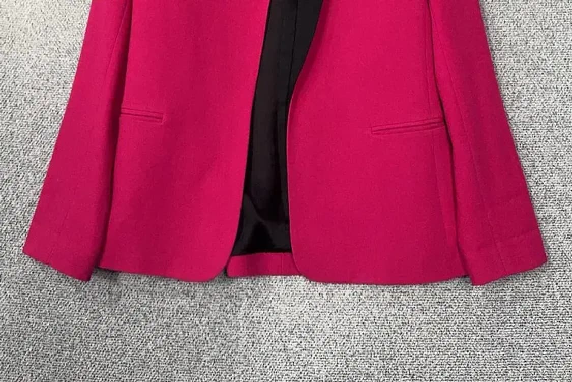 자라 핑크 여성 클래식 정장 블레이저 XS 상품이미지4