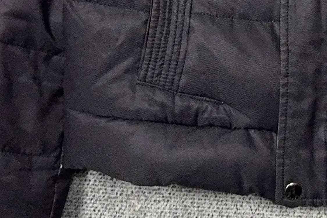 톰보이 블랙 덕다운 벨크로 여성 캐주얼 패딩 66 상품이미지6