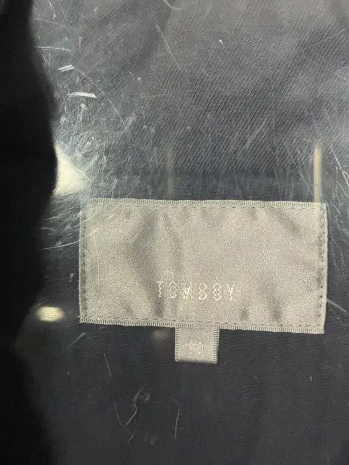 톰보이 블랙 덕다운 벨크로 여성 캐주얼 패딩 66 상품이미지7